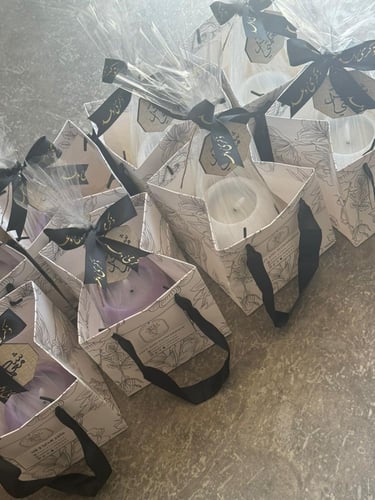 شمعة إلكترونيه شامل اللوقو والكيس