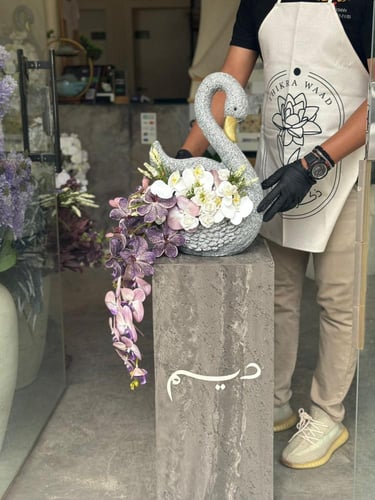 ستاند حجر مع الفلامنغو 120 سم ارتفاع