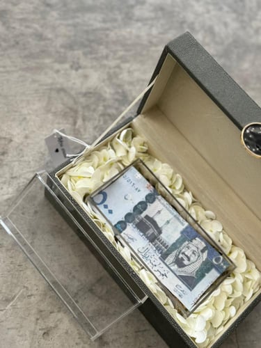 صندوق فاخر بتصميم من الجلد