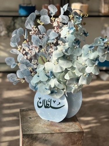 فازه اكريلك بتنسيق جميل