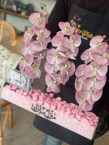 فازة اكريلك بتنسيق مميز