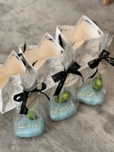 نبتة صناعية مع الكيس