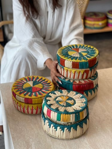 بوكس خوص بالوان جميله