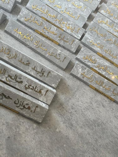 ستاند مكتب رخام طبيعي