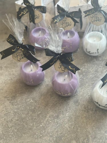 شمعة إلكترونيه شامل اللوقو والكيس