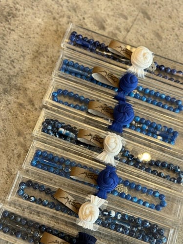 سبح بكلايت احجار كريم