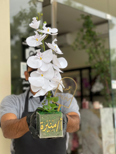 فازه اكريلك بتنسيق جميل