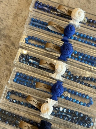 سبح بكلايت احجار كريم