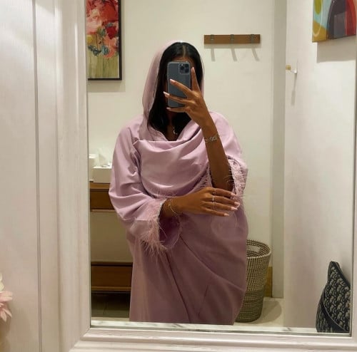 عباية بشت وردي