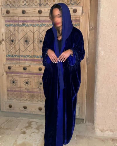 عباية بشت بنفسجي