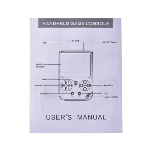 اتاري او وحدة تحكم العاب شاشة LCD ملونة 500 لعبة
