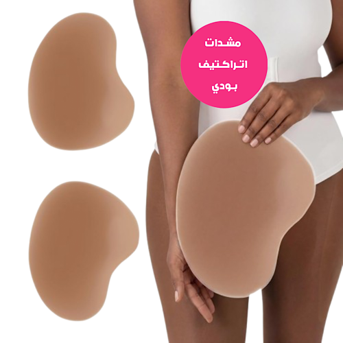 Silicone buttock and side enhancement adhesive sho...