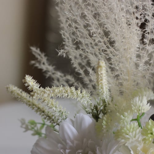 باقه ورد صناعي بكوب