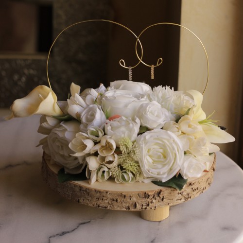 تنسيق ستاند خطوبه للخواتم بورد صناعي