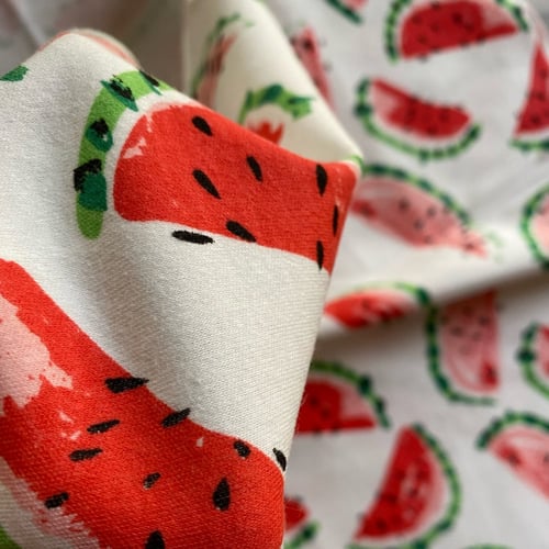 قماش قطن جيرسي قياس(50*97سم) قطعه وحده