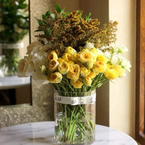 باقه ورد لطيفه(7) من الورد الطبيعي