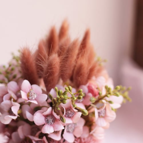 باقه ورد صناعي صغيره