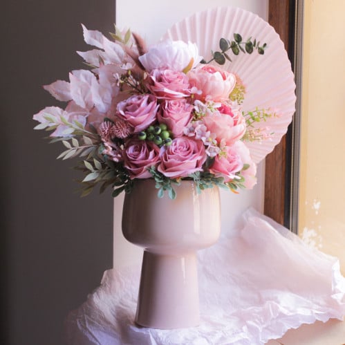 باقه ورد صناعي أنيقه