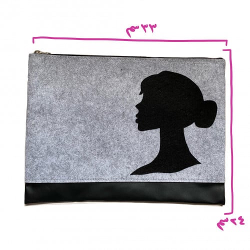 حقيبه أنيقه بسحاب