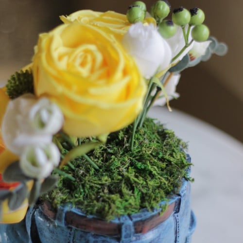 تنسيق باقات بورد صناعي