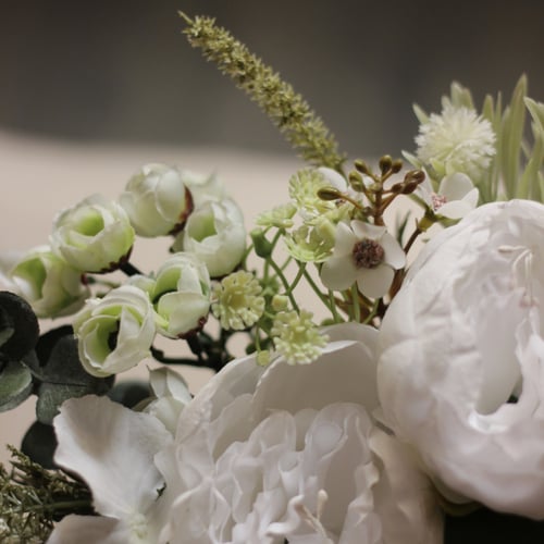 باقه ورد صناعي بدون مزهريه