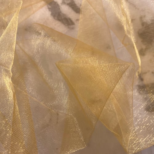 قماش اورجنزا (الطول: مترين) (العرض:45سم) (اللون:ذه...