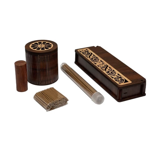 مبخرة الجود مع الاعواد + مبخرة للسيارة مع 100 عود...