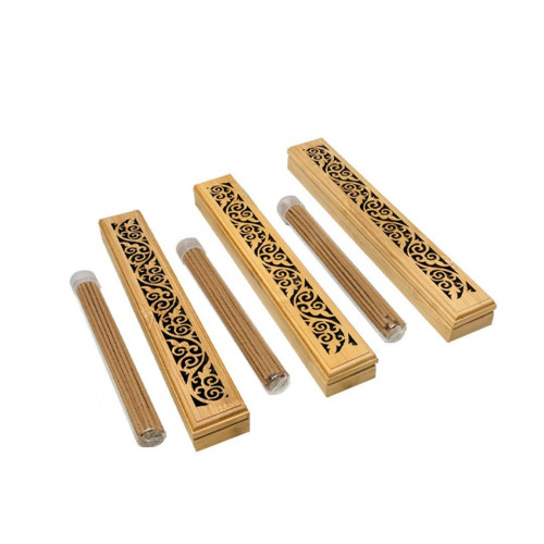 عود فيتنامي 16 سم 3 مل مع 3 مباخر خيزران