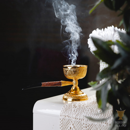 Incense holder - luxurious wooden handle