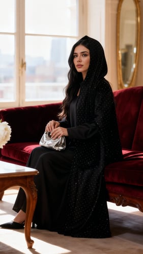 عباية سما مخمل