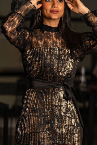 فستان مكسر مكون من 3 قطع