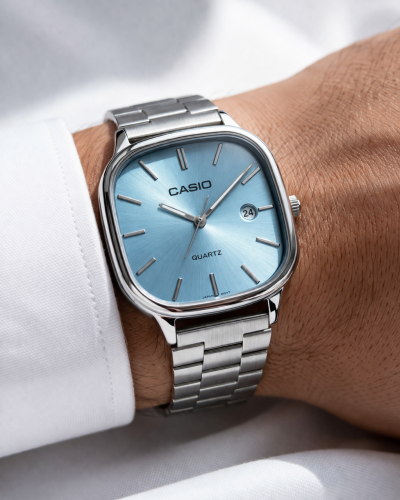 ساعة كاسيو casio LTP ازرق