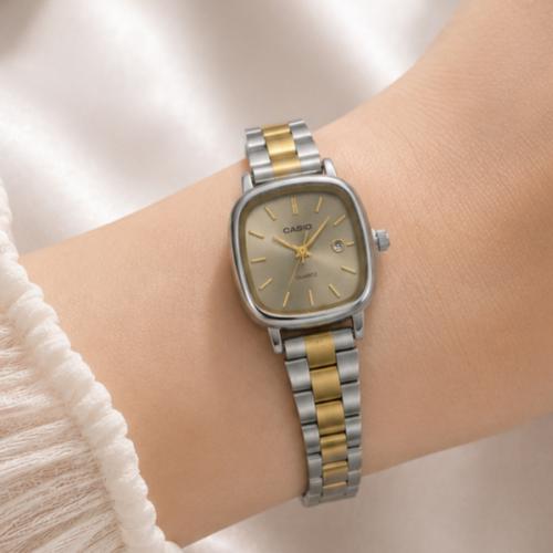 ساعة كاسيو CASIO LTP رصاصي