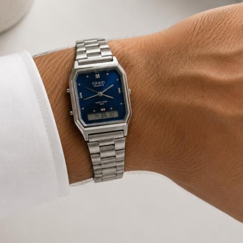 ساعة كاسيو CASIO VINTAGE كحلي