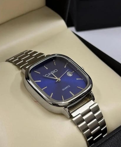 ساعة كاسيو casio LTP ازرق غامق