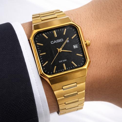 ساعة كاسيو casio MTP اسود