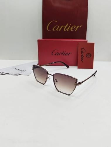 نظاراة كارتير بني اطار بني