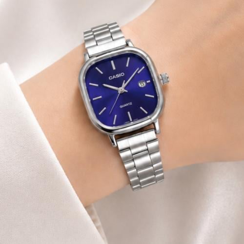 ساعة كاسيو CASIO LTP ازرق فاتح