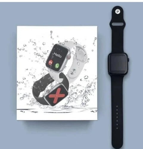 عرض 5 ساعات ذكية بلون أسود