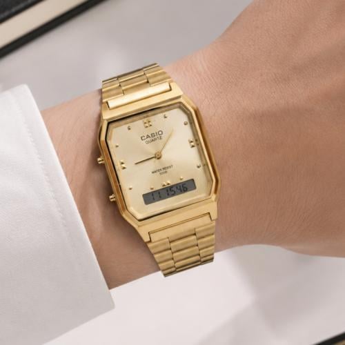 ساعة كاسيو CASIO VINTAGE ذهبي