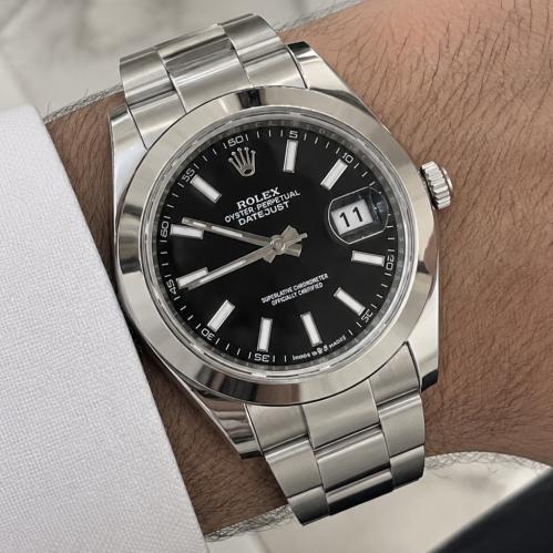 ساعة رولكس ROLEX اسود