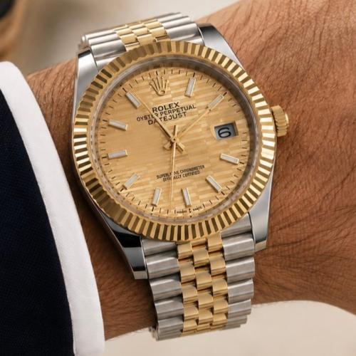 ساعة رجالية رولكس ROLEX ذهبي