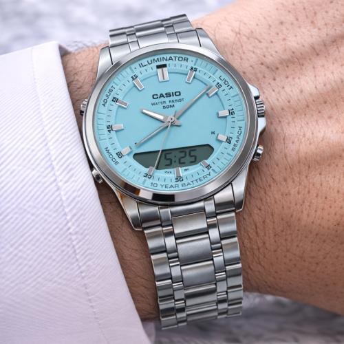ساعة كاسيو casio vintage سماوي