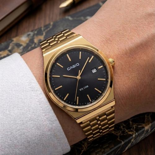 ساعة كاسيو casio MTP اسود