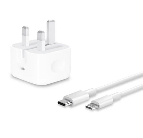 عرض بكج الايفون 3 منتجات سماعة+ كيبل PD + راس شاحن...