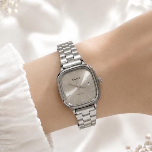 ساعة كاسيو CASIO LTP رصاصي