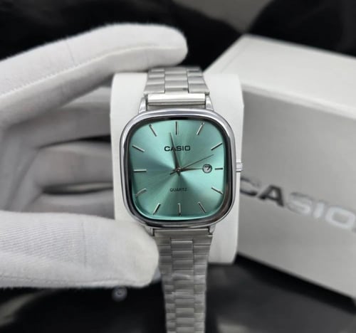 ساعة كاسيو casio LTP اخضر تفاحي