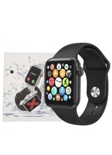 عرض 5 ساعات ذكية بلون أسود