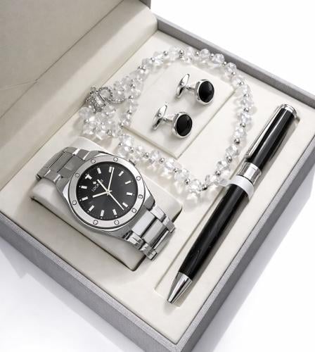 طقم رجالي لون اسود من كاتيرا