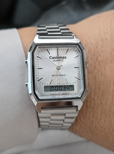 ساعة كاسيو casio vintage رصاصي